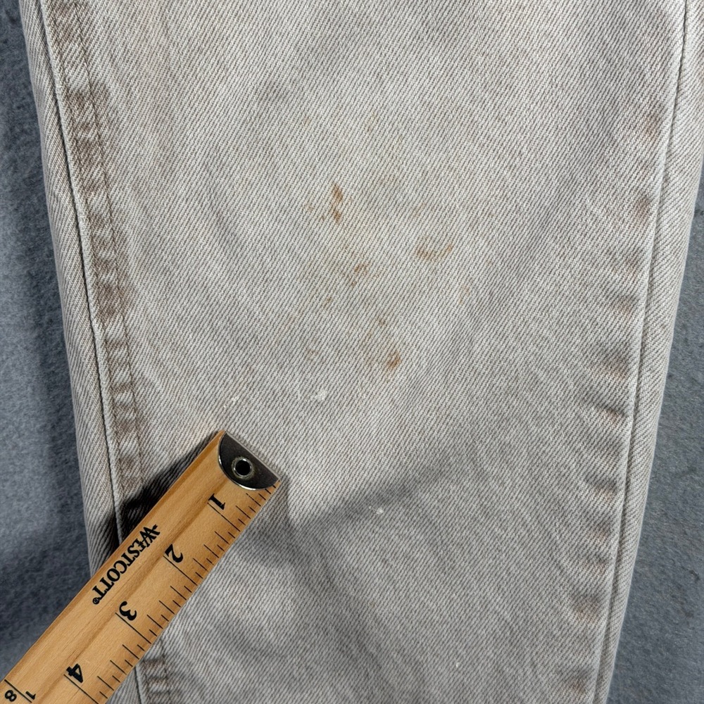 Lee Vintage High Waisted Mom Jeans Tan Tapered Leg Denim Pants 29x29 - Picture 8 of 15